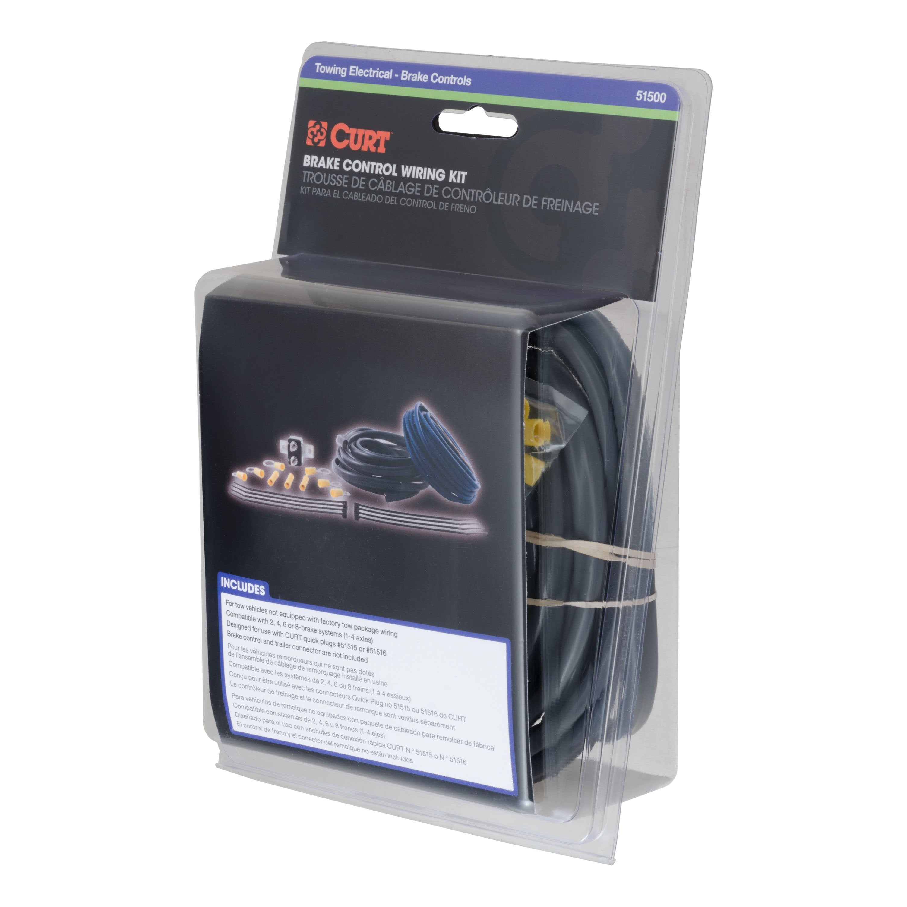 CURT Electric Trailer Brake Controller Wiring Kit Model 51500