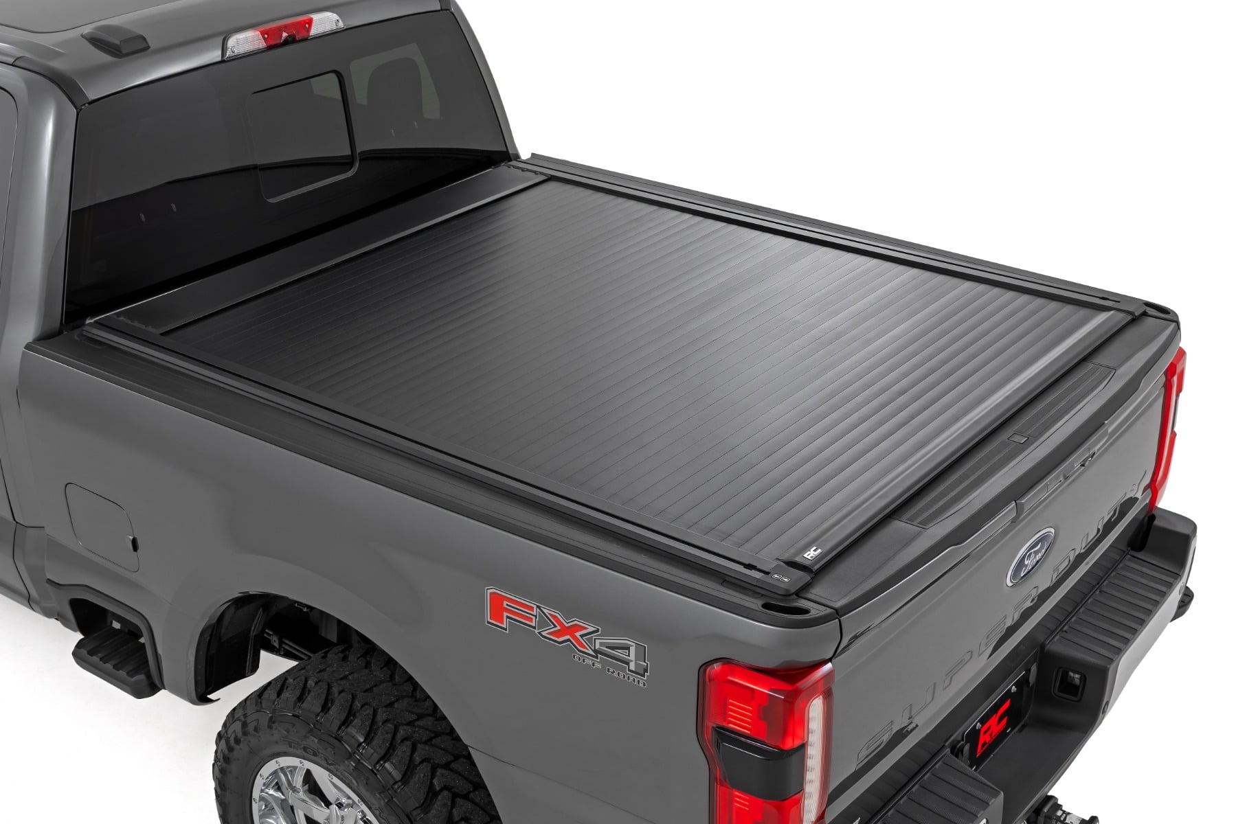 Powered Retractable Bed Cover 6 Foot 10 Inch Bed Ford F-250/F-350 Super Duty (17-26) Rough Country