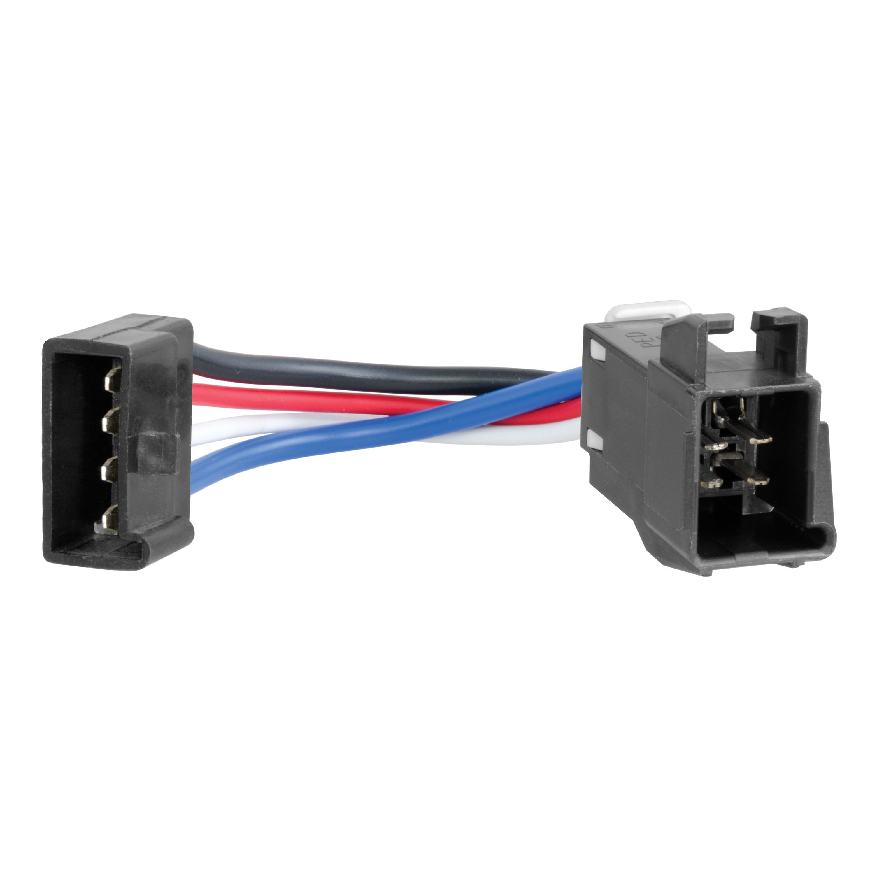 CURT Quick Plug Electric Trailer Brake Controller Wiring Adapter for Competitor Harnesses to Controllers Model 51520