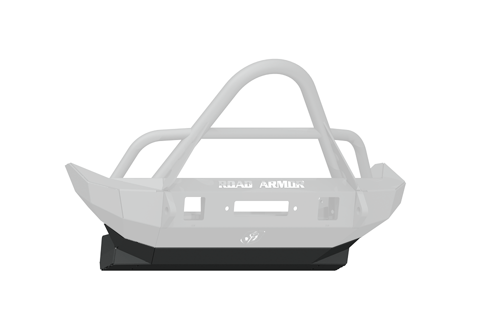 Stealth Front Bumper Bolt on Accessory Skid Plate - Texture Black 2018-2025 Jeep JL JLU JT