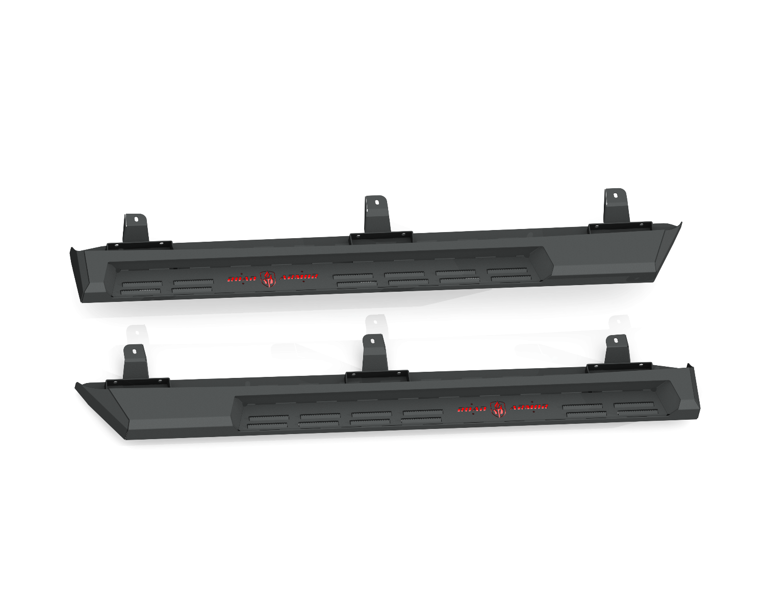 Stealth Side Step | 4 Door - Texture Black 2018-2025 Jeep JLU
