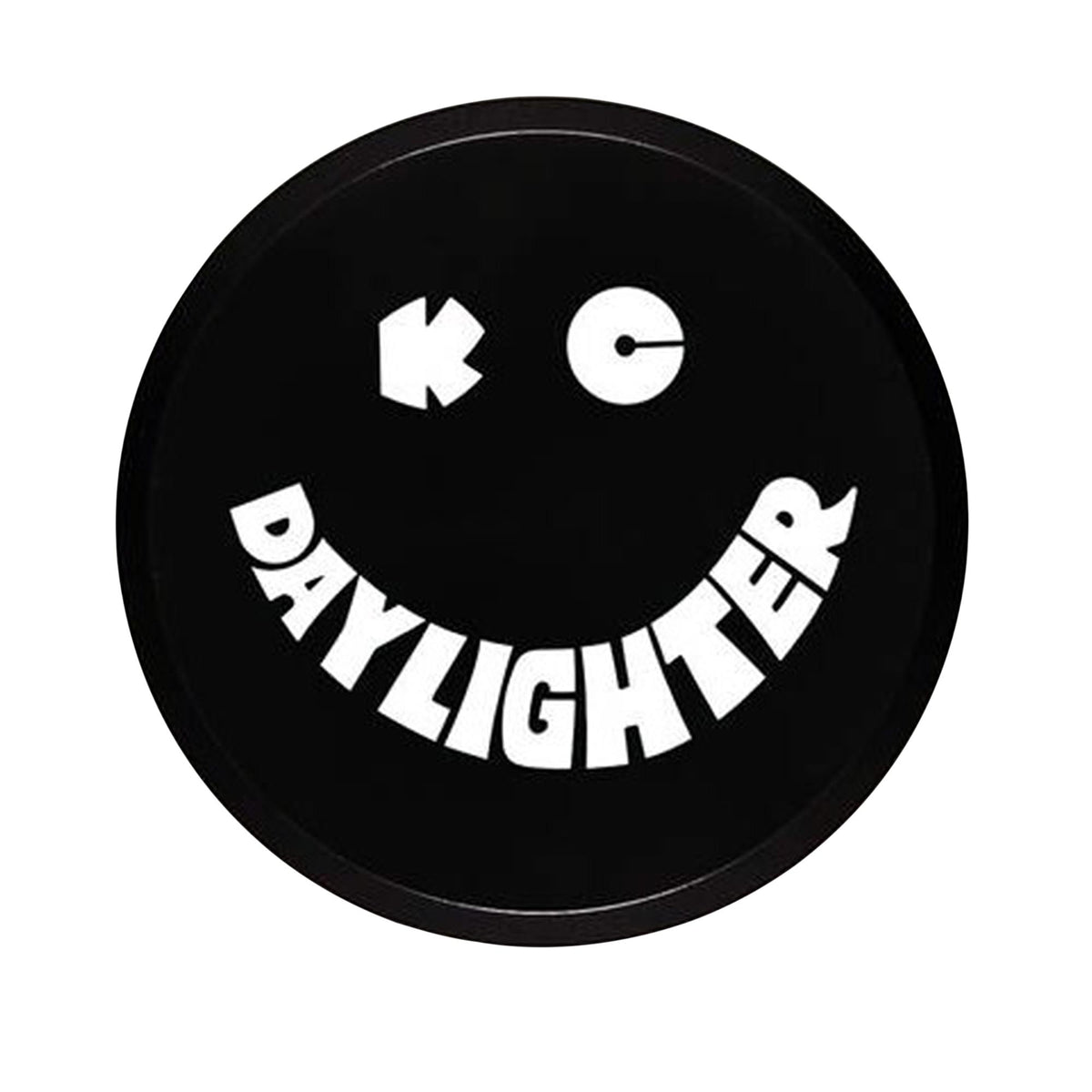 Head Light Cover 6 Inch Plastic Day Lighter Black/White Pair KC HiLiTES