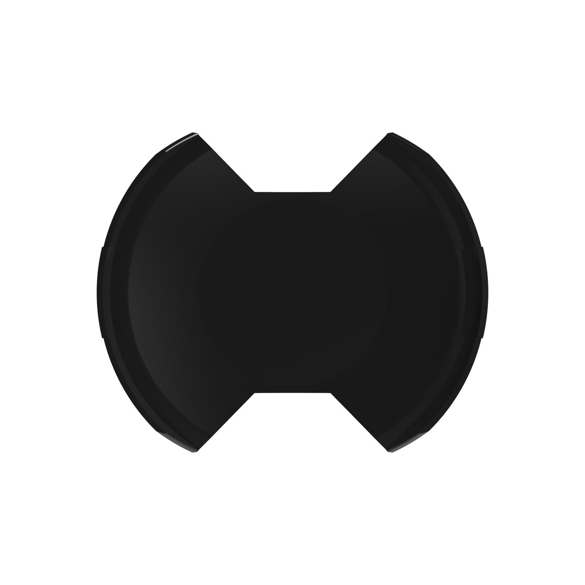 SlimLite 8 Inch LED Light Cover Black KC HiLiTES