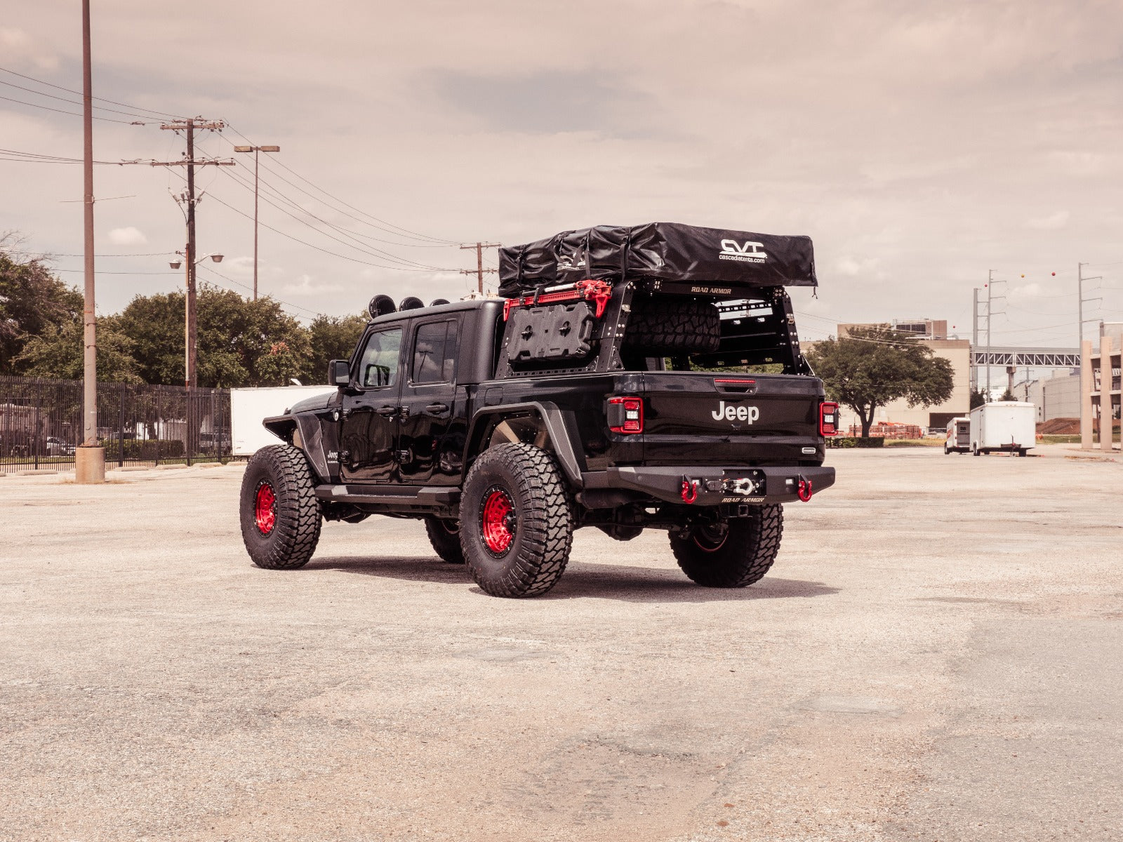 Stealth Rear Fender Flares - Texture Black 2020-2025 Jeep JT
