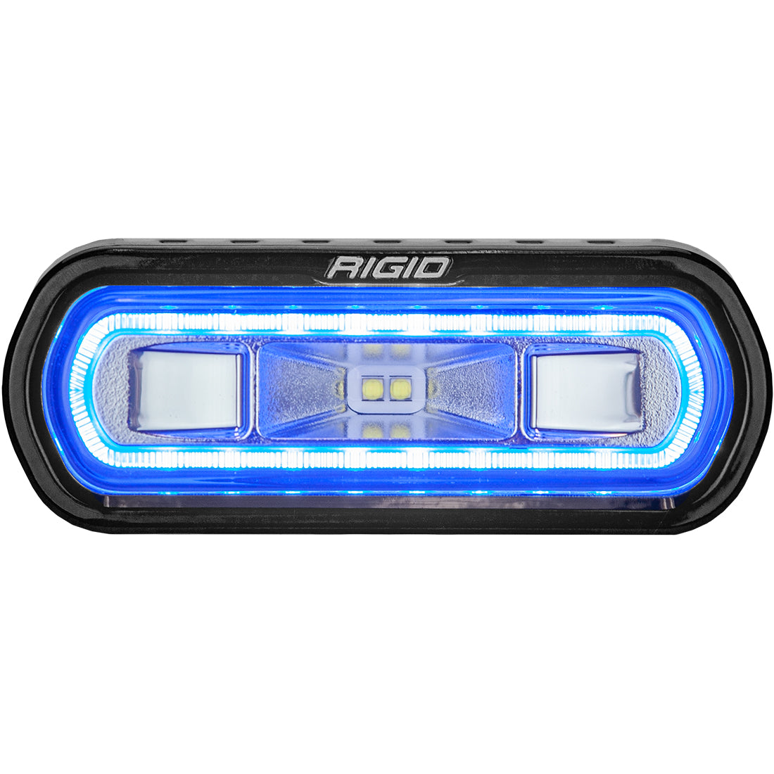 SR-L Series Marine Spreader Pod 2 Wire Surface Mount Black With Halo RIGID Industries