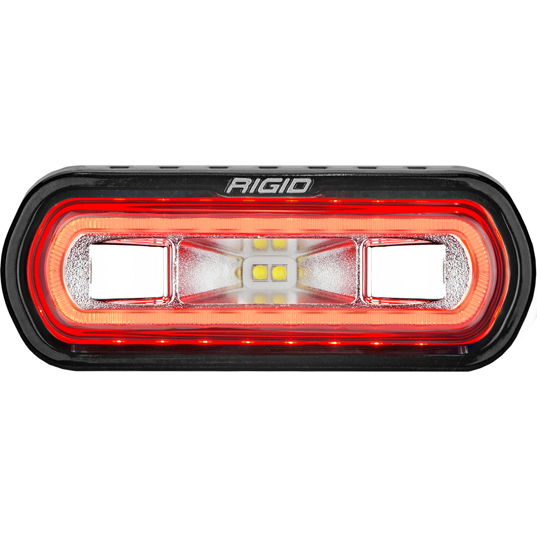 SR-L Series Marine Spreader Pod 2 Wire Surface Mount Black With Halo RIGID Industries