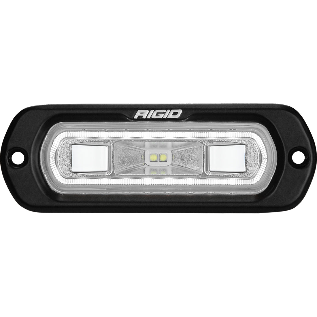 SR-L Series Marine Spreader Pod 2 Wire Flush Mount Black With Halo RIGID Industries