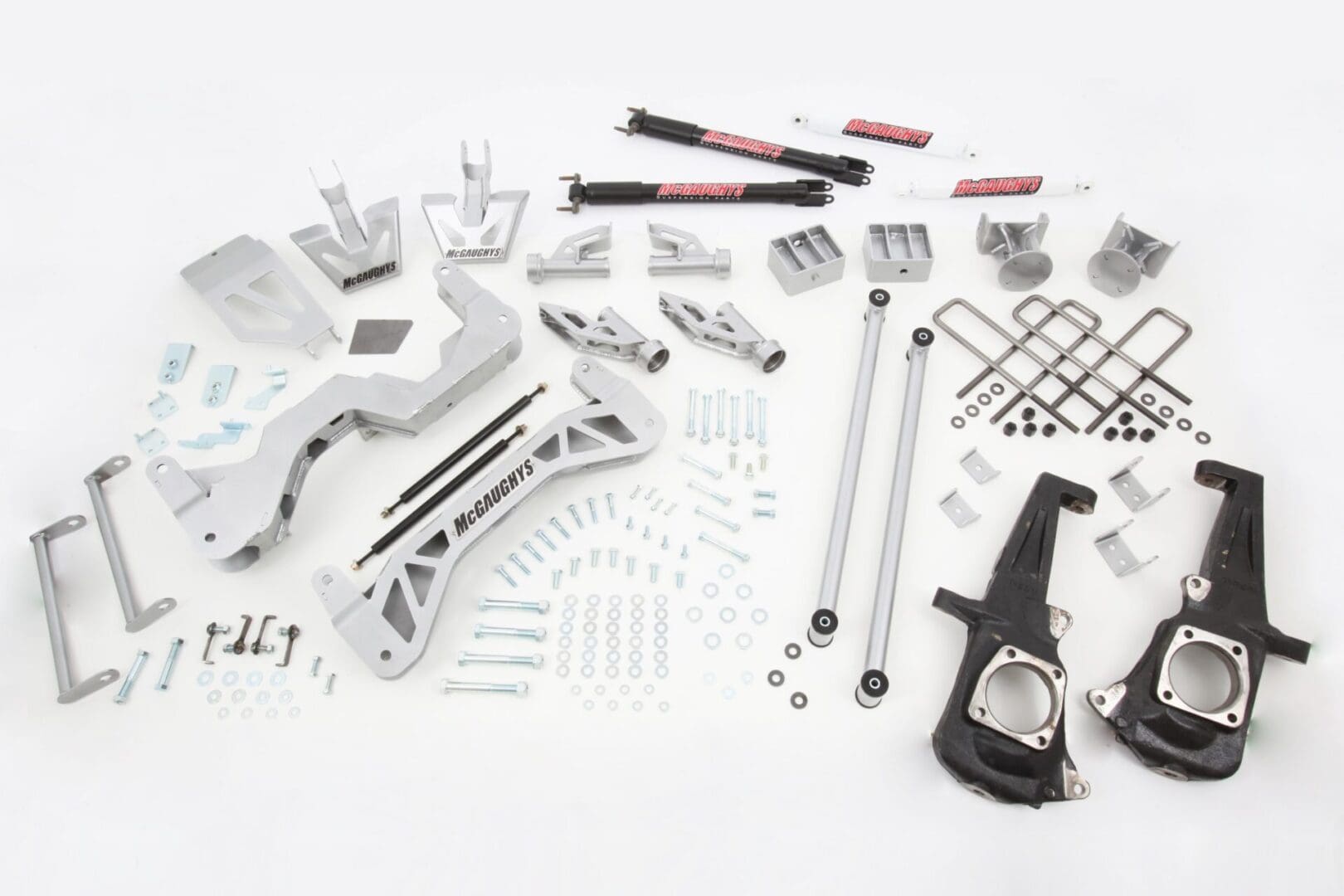 McGaughy's 7-9 Inch Premium Lift Kit 2011-2019 Silverado/Sierra 2500 2WD Diesel