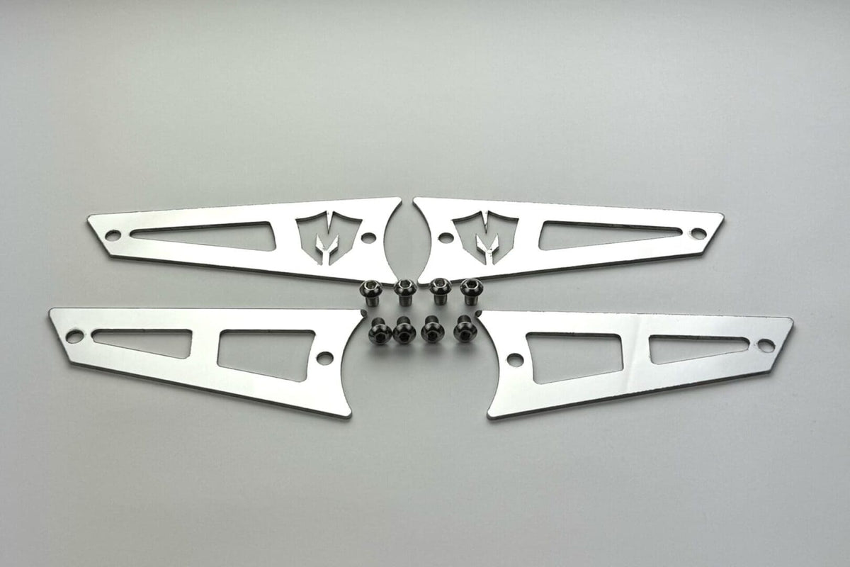 McGaughy's Replacement Stainless Steel Badges for Upper Control Arms 2011-2019 Silverado/Sierra 2500/3500