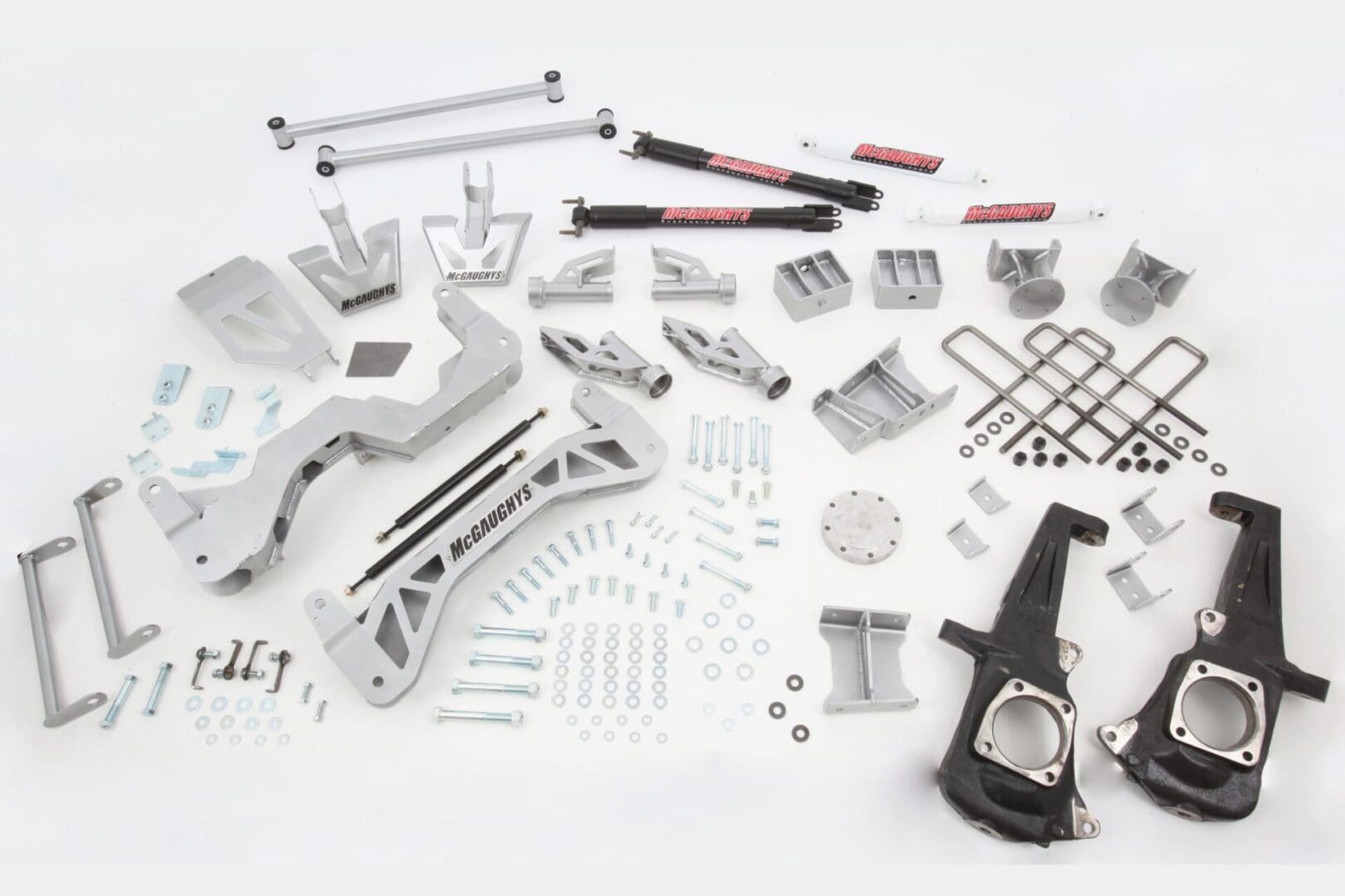 McGaughy's 7-9 Inch Premium Lift Kit 2011-2019 Silverado/Sierra 2500 4WD Gas