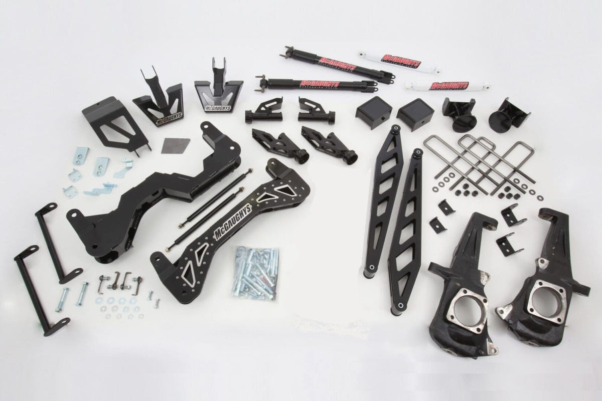 McGaughy's 7-9 Inch Premium Lift Kit 2011-2019 Silverado/Sierra 2500 2WD Gas/Diesel