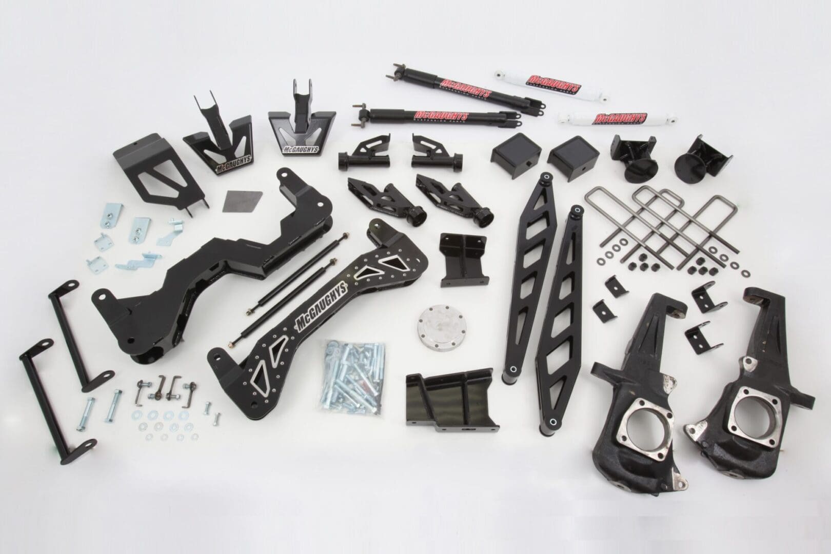 McGaughy's 7-9 Inch Premium Lift Kit 2011-2019 Silverado/Sierra 3500 4WD