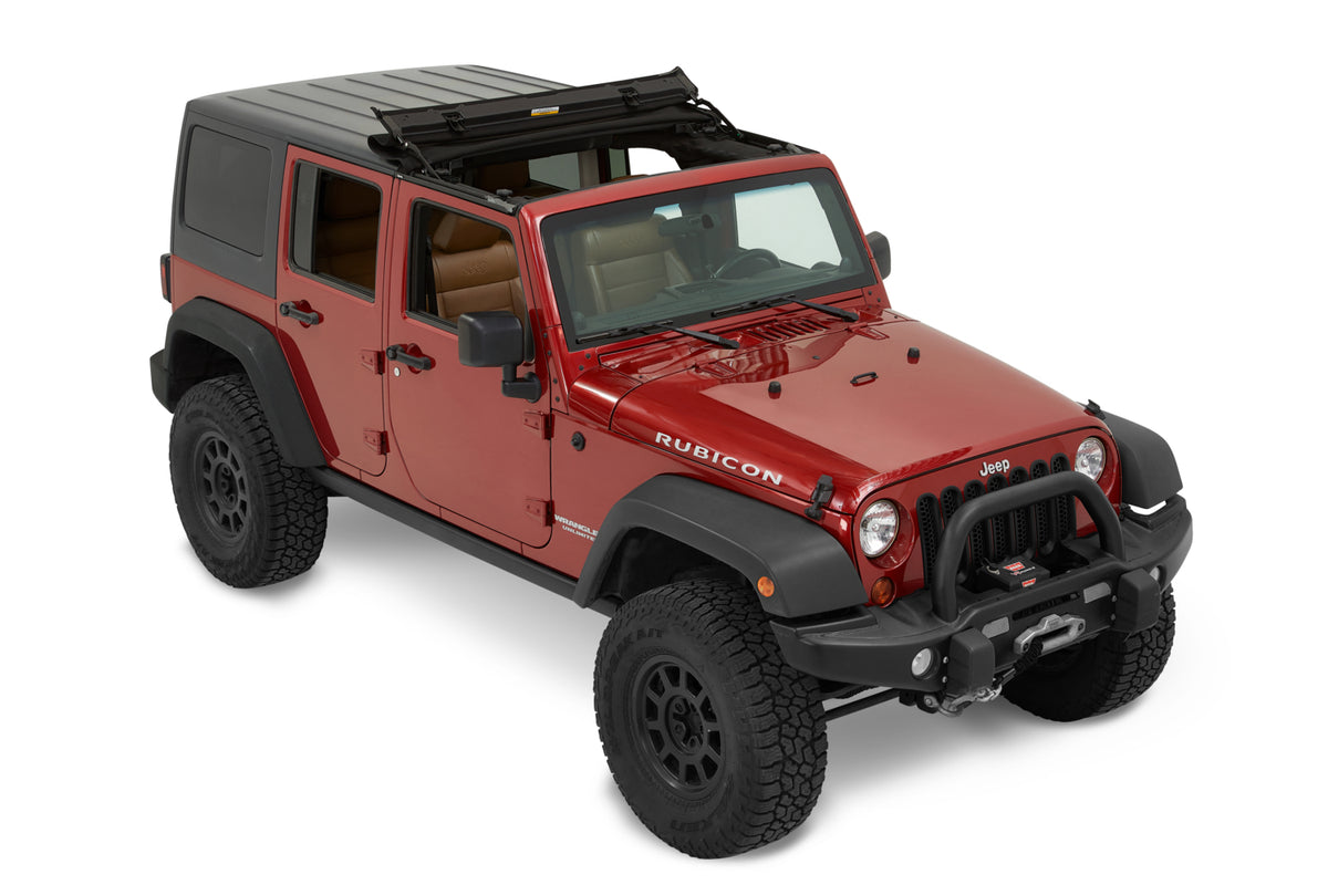 Jeep Wrangler Soft Top Sunrider for Hardtop For Jeep 2007-2018 Wrangler JK Black Premium Twill Bestop
