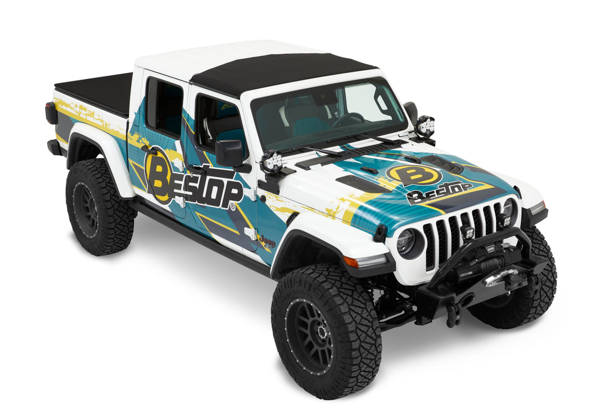 Sunrider for Hardtop Jeep '20-26 Gladiator '18-26 Wrangler JL Premium Black Twill Bestop