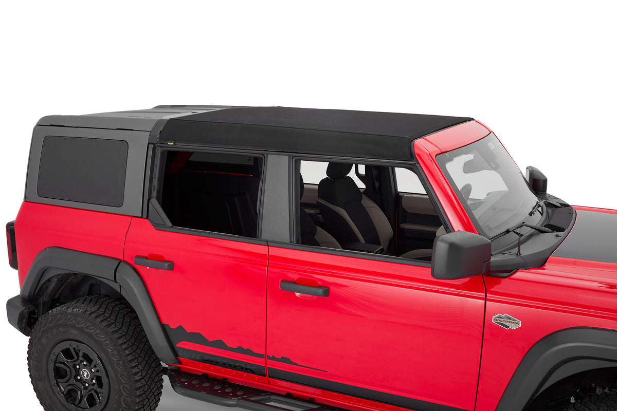 Skyrider for Hardtop 21-27 Bronco 4-Door (Premium Black Twill) Bestop