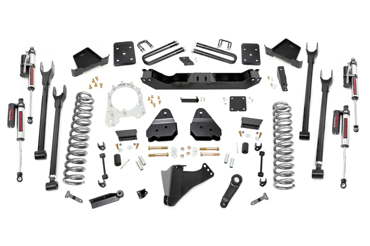 6 Inch Lift Kit 4-Link No OVLD Vertex Ford F-250/F-350 Super Duty (17-22) Rough Country