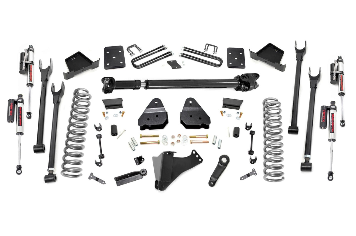 6 Inch Lift Kit 4-Link No OVLD D/S Vertex Ford F-250/F-350 Super Duty (17-22) Rough Country