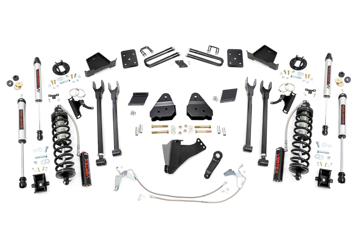 6 Inch Lift Kit 4-Link No OVLD C/O V2 Ford F-250 Super Duty (15-16) Rough Country