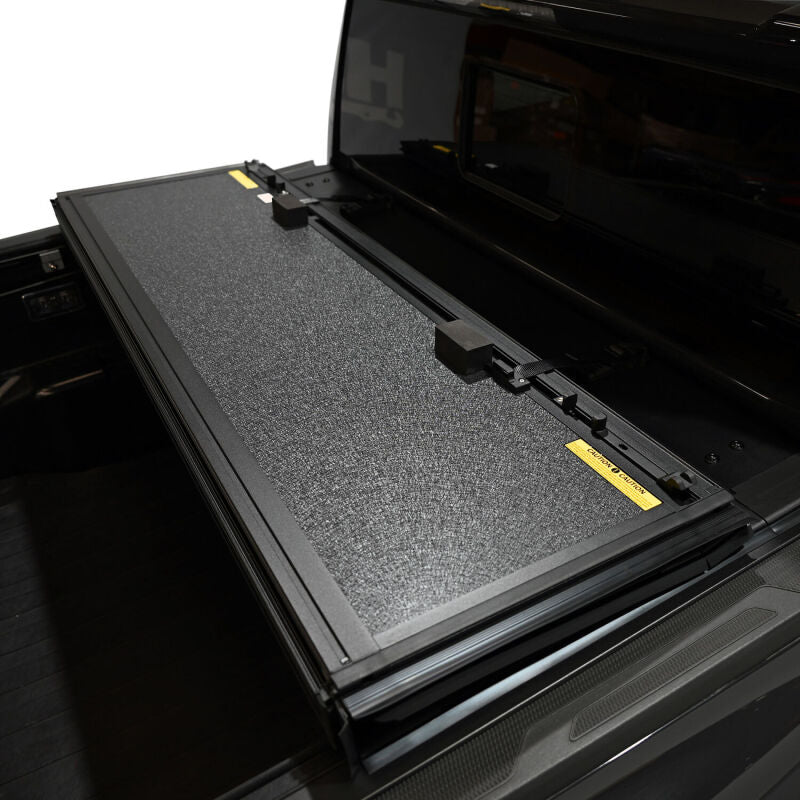 Westin 24-26 Toyota Tacoma 2WD/4WD 5ft. Bed Hard Tri-Fold Tonneau Cover - Black