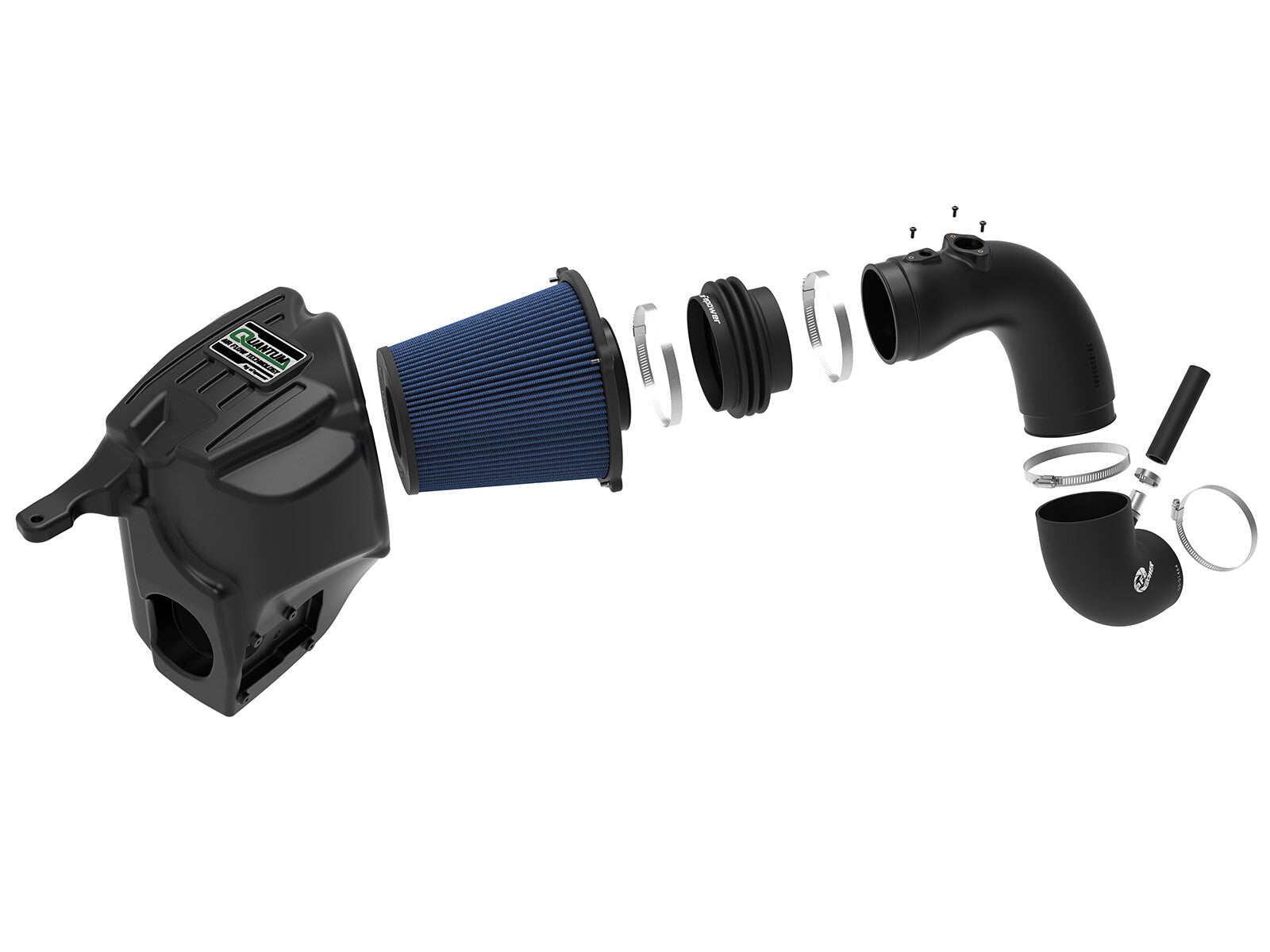 Quantum Cold Air Intake System w/ Pro 5R Filter Dodge Ram Diesel Trucks 13-18 L6-6.7L (td) aFe Power