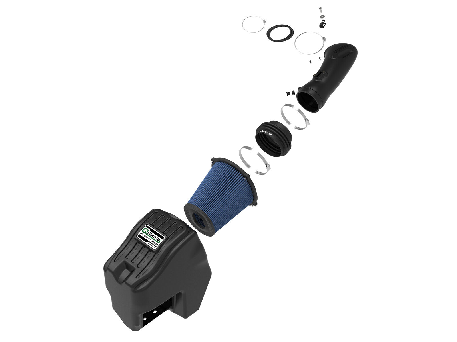Quantum Cold Air Intake System w/ Pro 5R Filter Ford Diesel Trucks 11-16 V8-6.7L (td) aFe Power