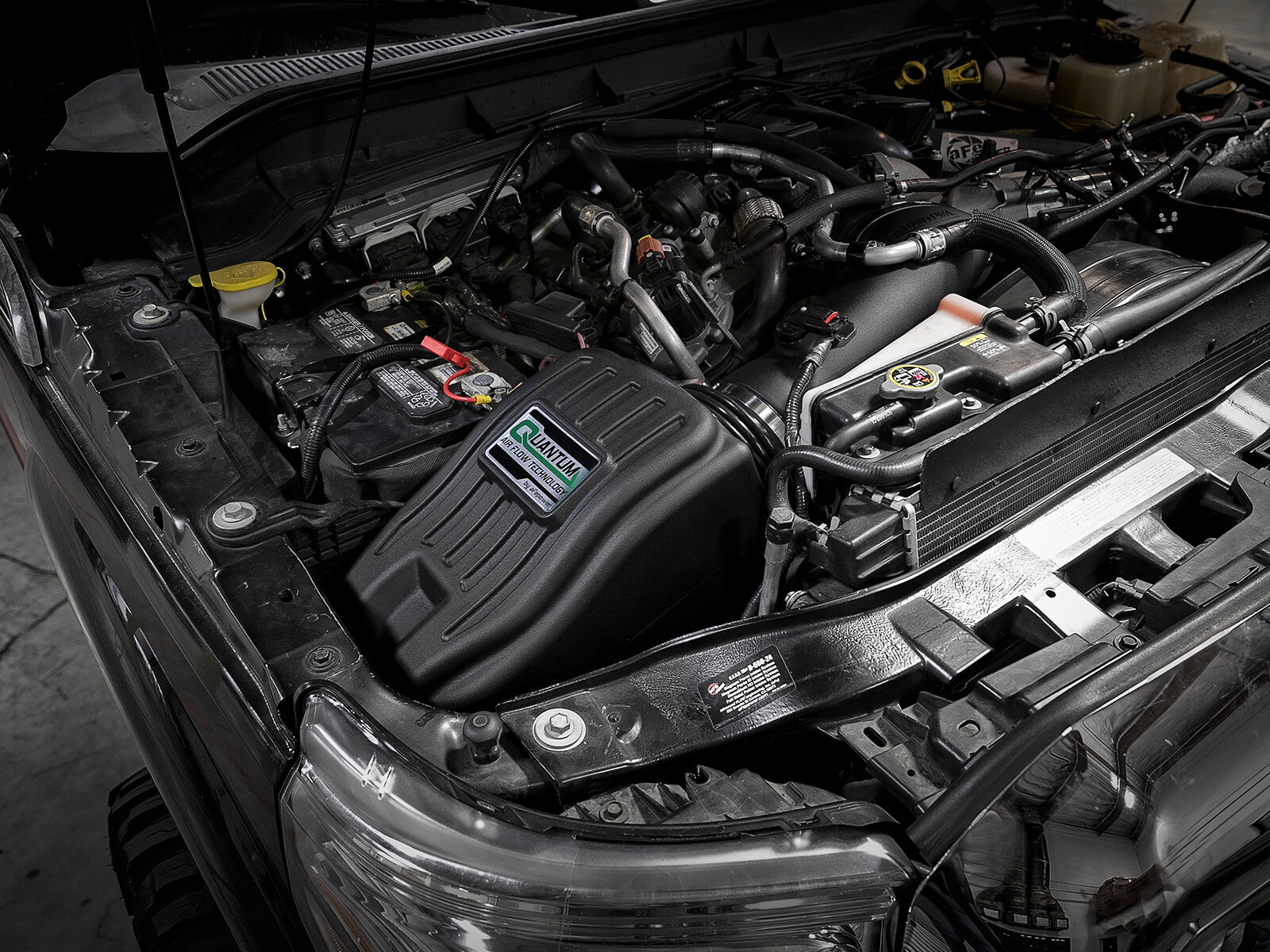 Quantum Cold Air Intake System w/ Pro 5R Filter Ford Diesel Trucks 11-16 V8-6.7L (td) aFe Power