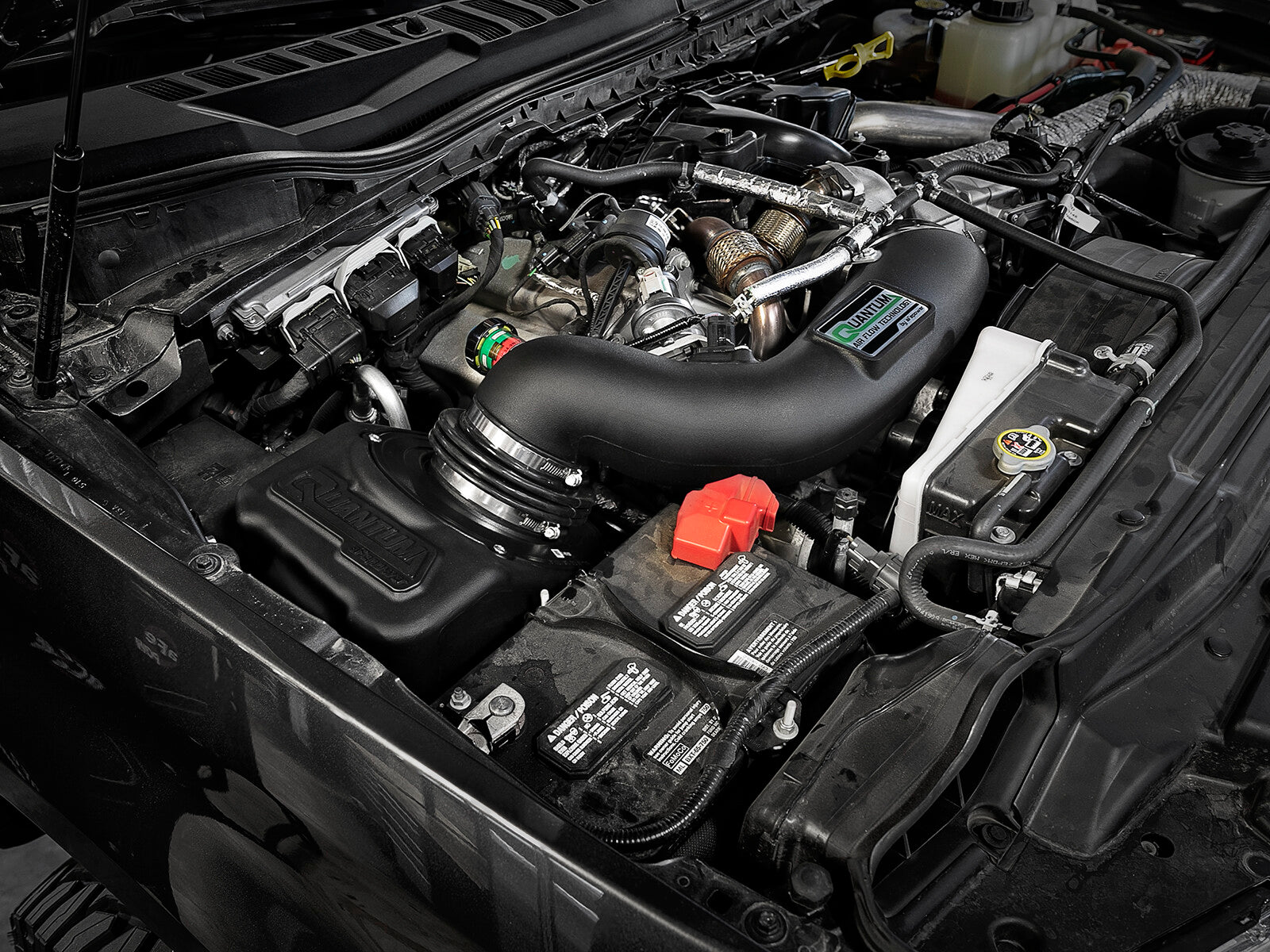 Quantum Cold Air Intake System w/ Pro 5R Filter Ford Diesel Trucks 17-19 V8-6.7L (td) aFe Power