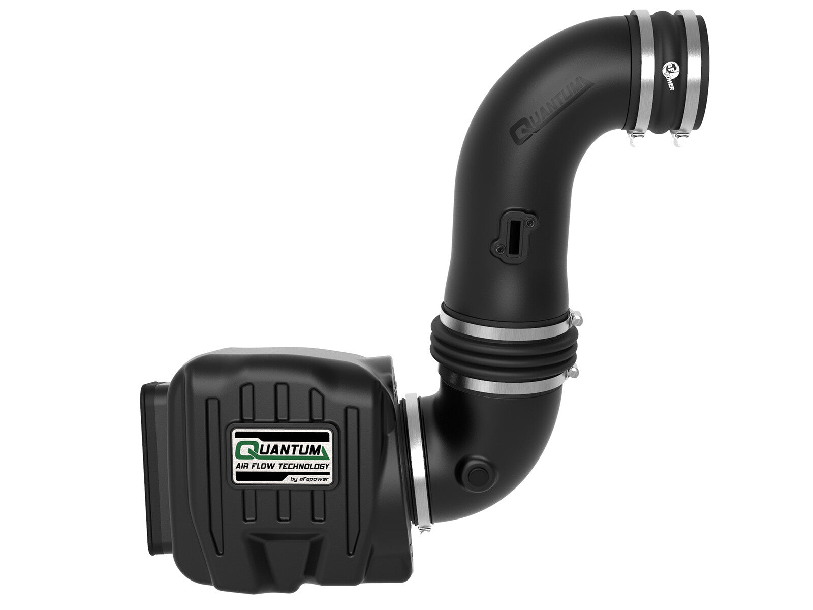Quantum Cold Air Intake System w/ Pro Dry S Filter GM Diesel Trucks 07.5-10 V8-6.6L (td) Lmm aFe Power