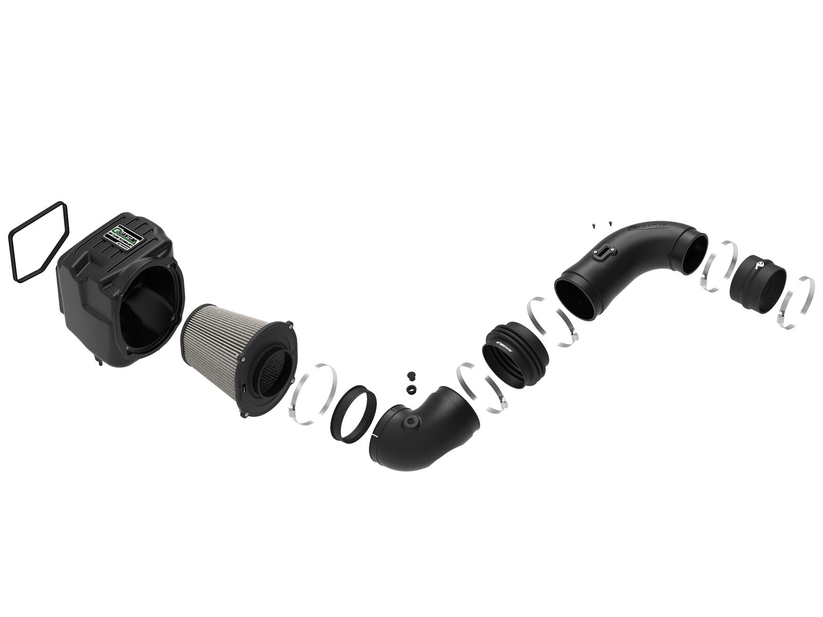 Quantum Cold Air Intake System w/ Pro Dry S Filter GM Diesel Trucks 07.5-10 V8-6.6L (td) Lmm aFe Power