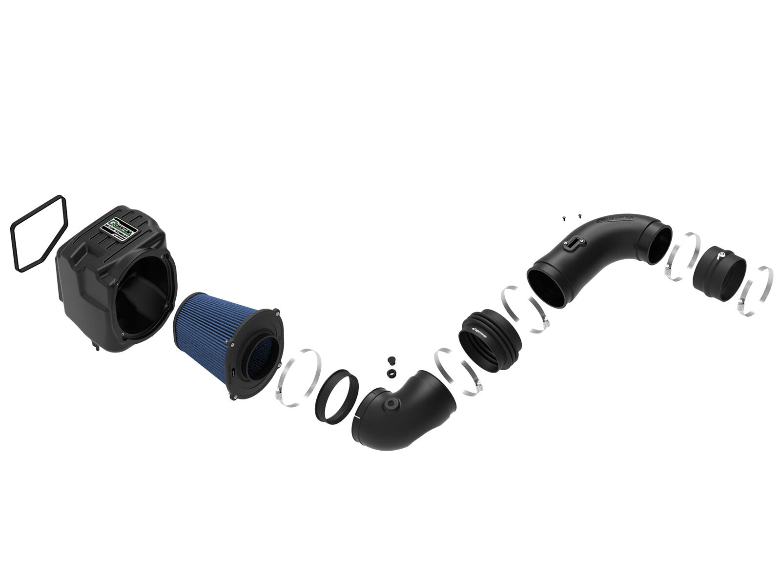 Quantum Cold Air Intake System w/ Pro 5R Filter GM Diesel Trucks 07.5-10 V8-6.6L (td) Lmm aFe Power