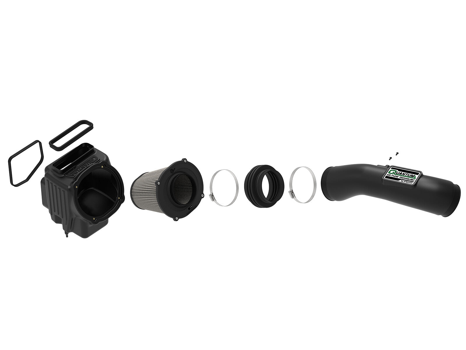 Quantum Cold Air Intake System w/ Pro Dry S Filter GM Diesel Trucks 17-19 V8-6.6L (td) L5P aFe Power