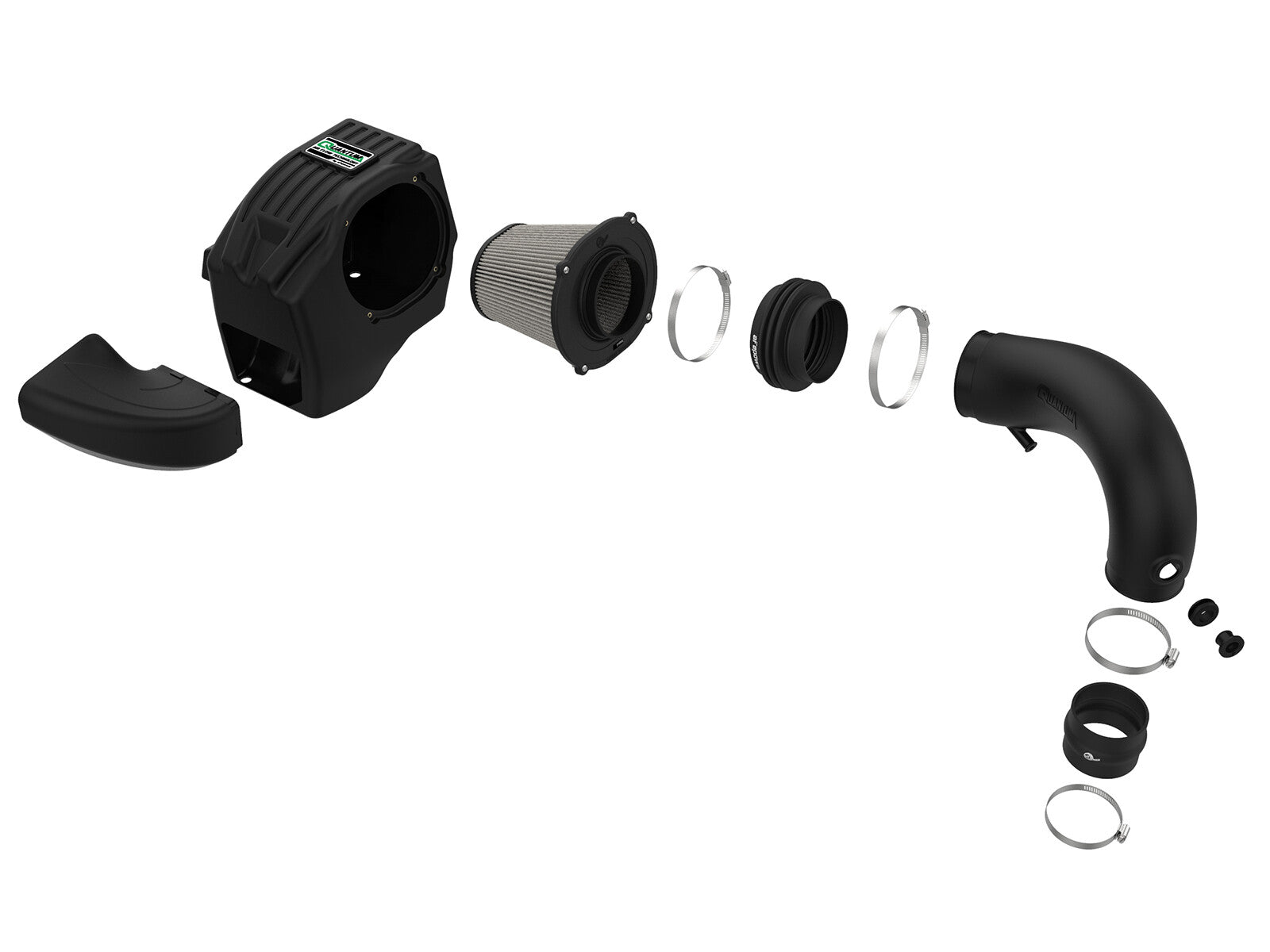 Quantum Cold Air Intake System w/ Pro Dry S Filter Dodge/Ram 1500 09-18/Ram 1500 Classic 19-24 V8-5.7L Hemi aFe Power
