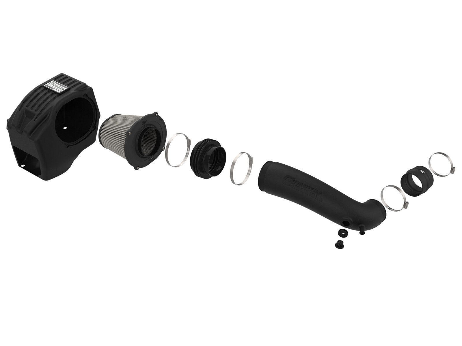 Quantum Cold Air Intake System w/ Pro Dry S Filter Dodge Ram 1500 03-08 V8-5.7L Hemi aFe Power