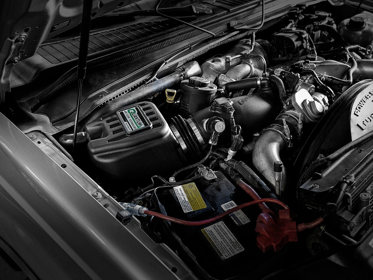 Quantum Cold Air Intake System w/ Pro 5R Filter Ford Diesel Trucks 08-10 V8-6.4L (td) aFe Power