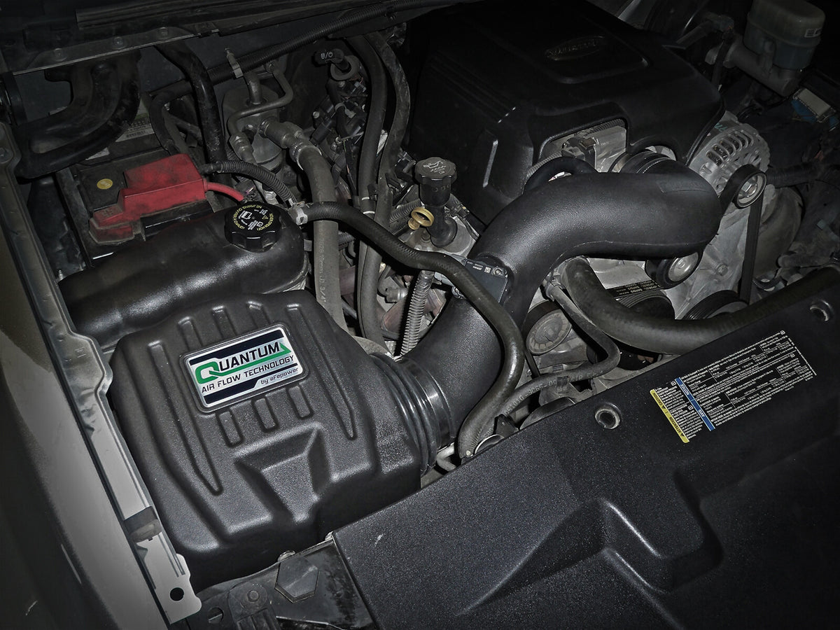 Quantum Cold Air Intake System w/ Pro 5R Filter GM Silverado/Sierra 09-13 V8-4.8/5.3/6.2L aFe Power