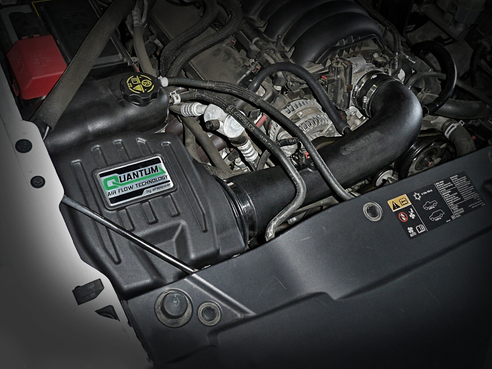 Quantum Cold Air Intake System w/ Pro 5R Filter GM Silverado/Sierra 1500 14-19 V8-5.3/6.2L aFe Power