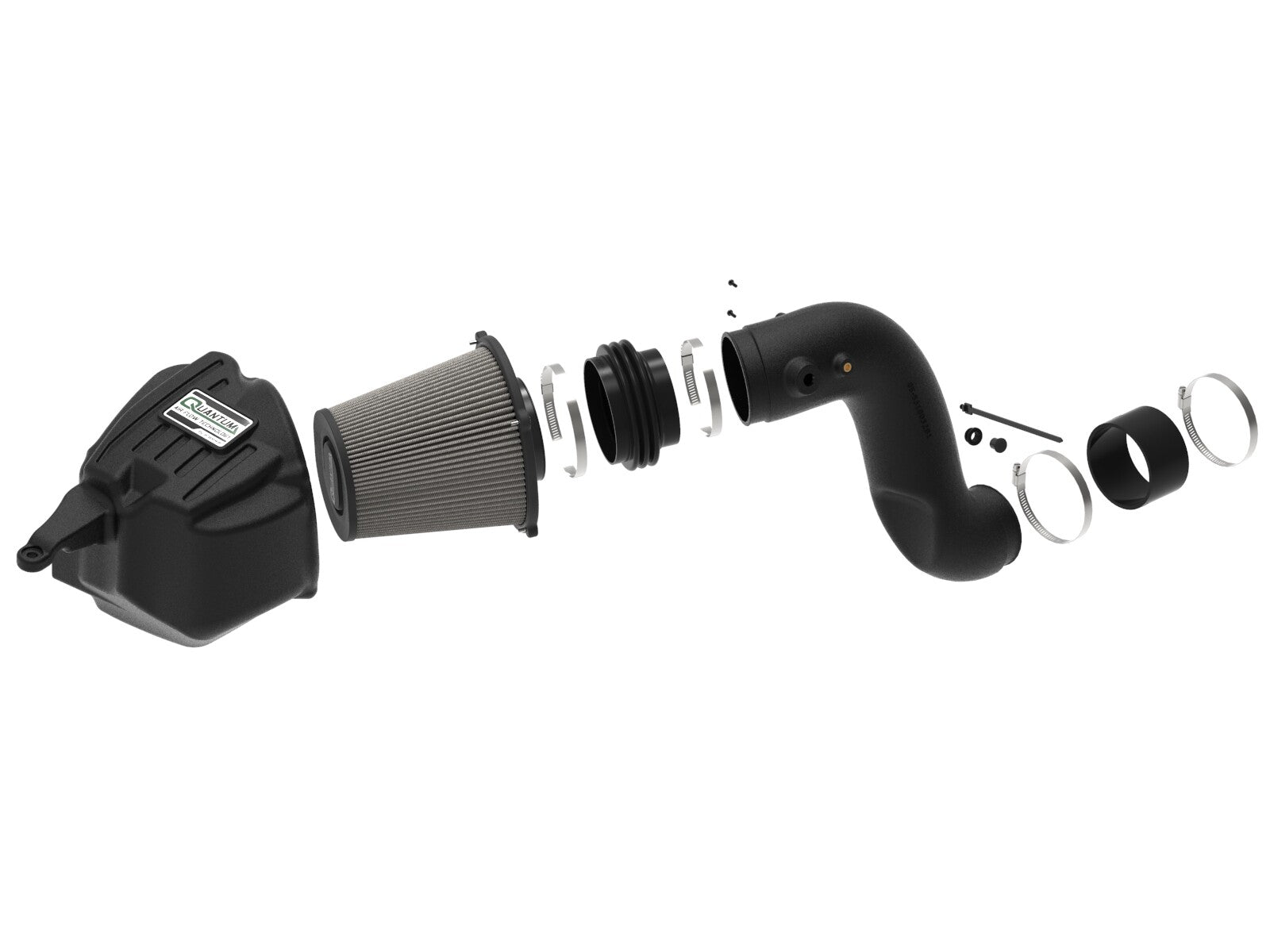 Quantum Cold Air Intake System w/ Pro Dry S Filter Dodge Diesel Trucks 03-07 L6-5.9L (td) aFe Power