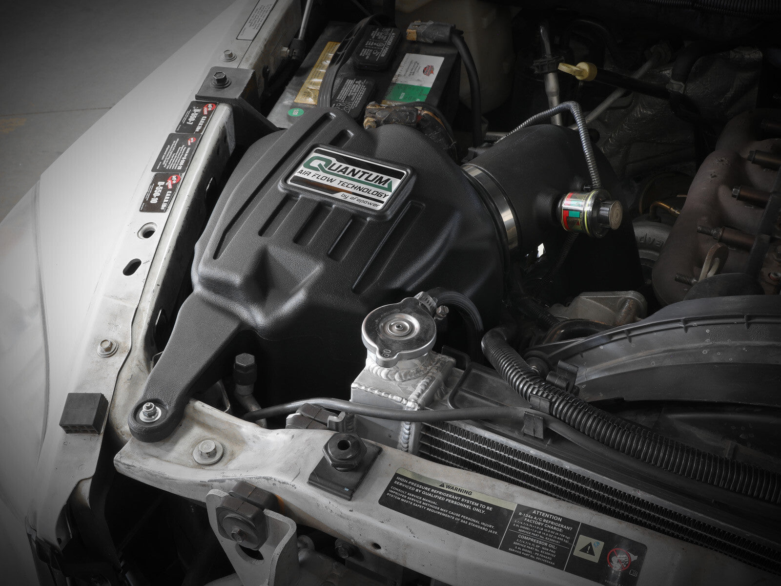 Quantum Cold Air Intake System w/ Pro 5R Filter Dodge Diesel Trucks 03-07 L6-5.9L (td) aFe Power