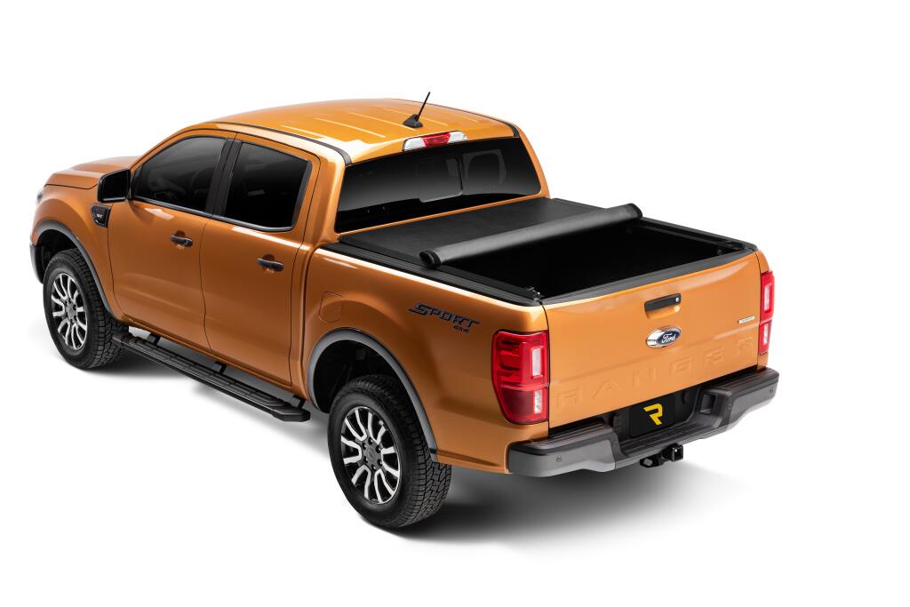 Lo Pro Tonneau Cover Black 2019-2023 Ford Ranger 6 Foot Bed Truxedo