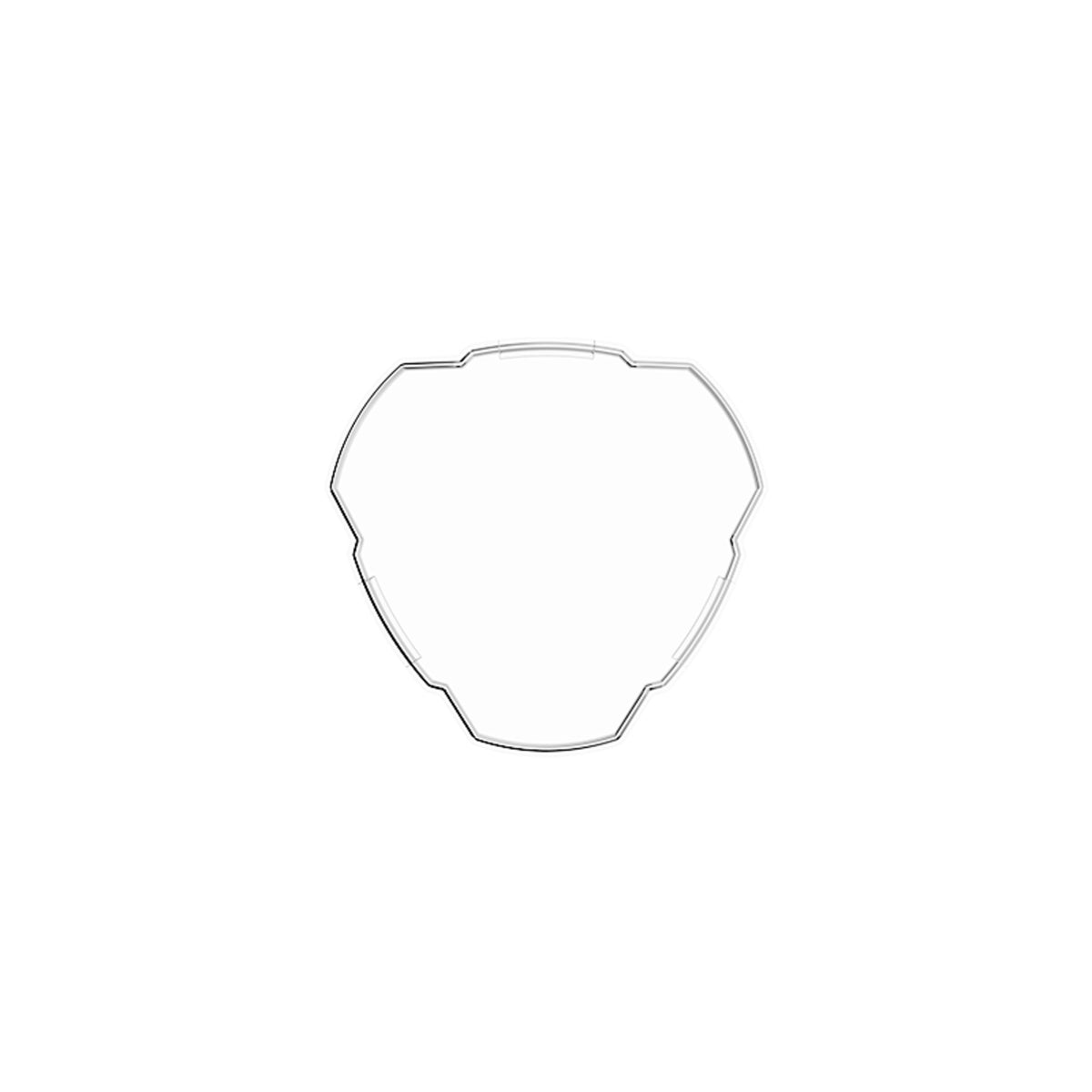 Head Light Cover Shield Flex Era 3 Clear Each KC HiLiTES