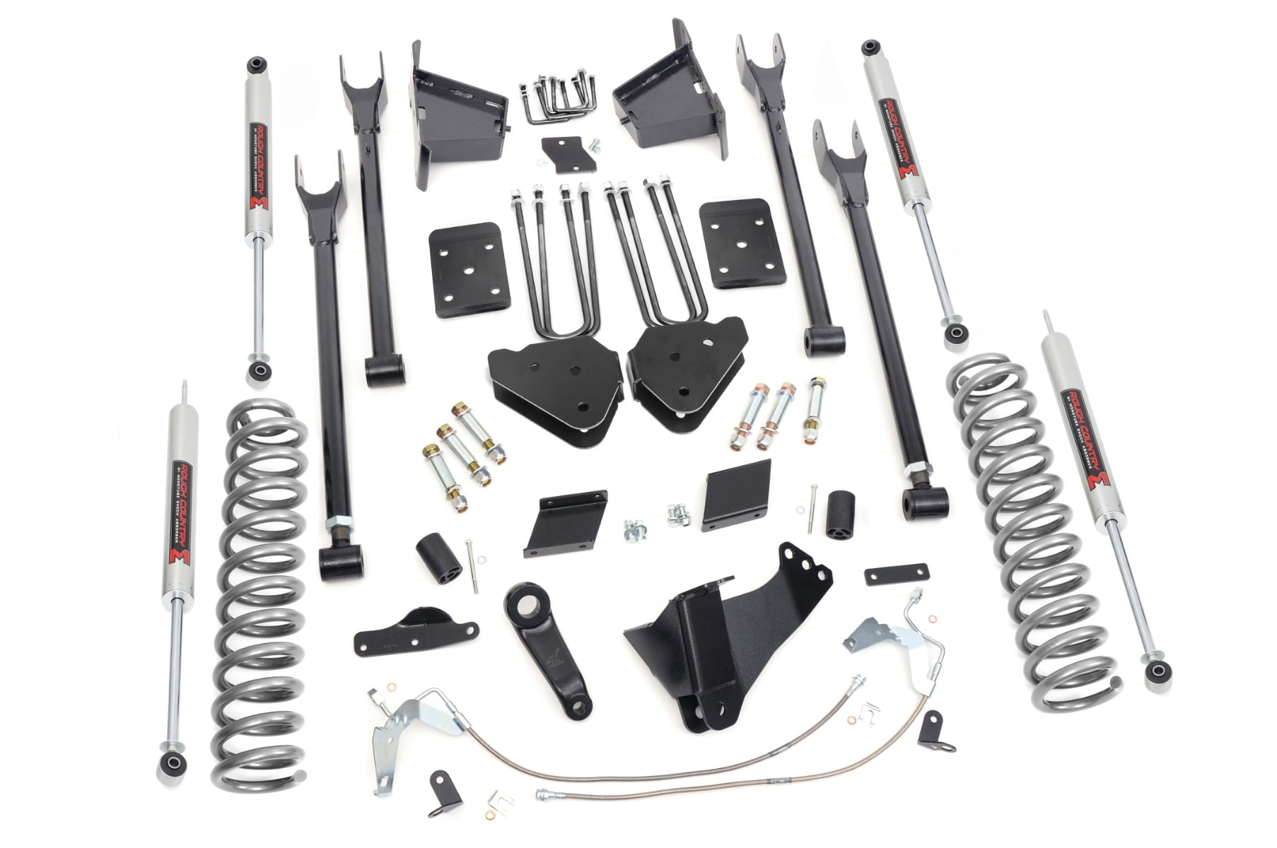 6 Inch Lift Kit 4-Link No OVLD M1 Ford F-250 Super Duty 4WD (11-14) Rough Country