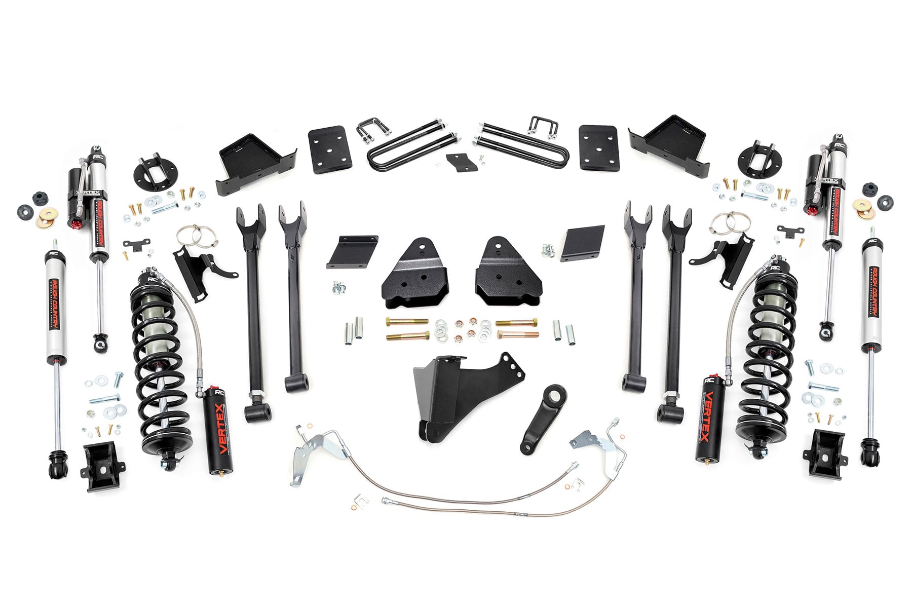 6 Inch Lift Kit 4-Link No OVLD C/O Vertex Ford F-250 Super Duty (11-14) Rough Country