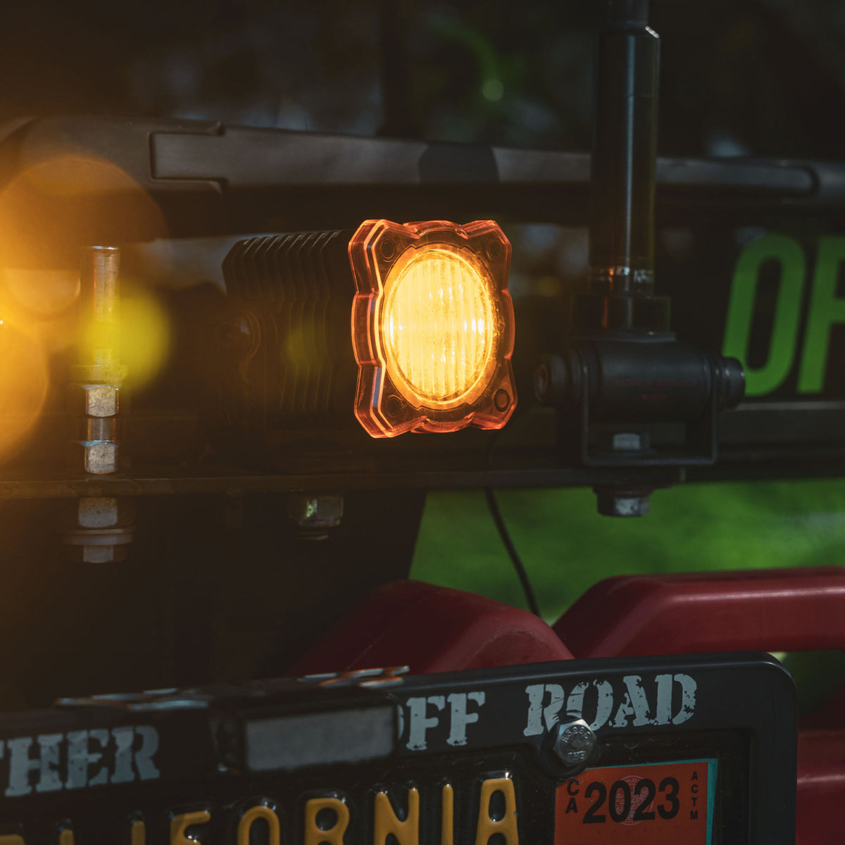 Head Light Cover Shield Flex Era 1 Amber Each KC HiLiTES
