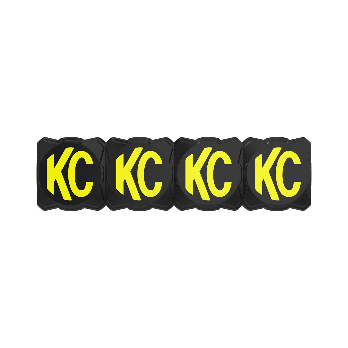 Head Light Cover Flex Era Bar 10 Inch Black/Yellow Each KC HiLiTES