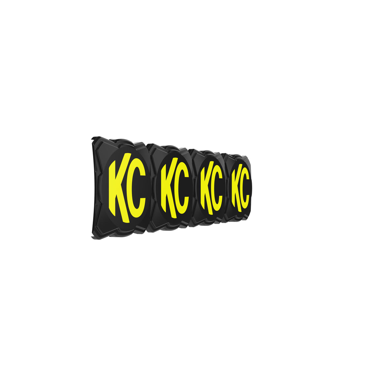 Head Light Cover Flex Era Bar 10 Inch Black/Yellow Each KC HiLiTES