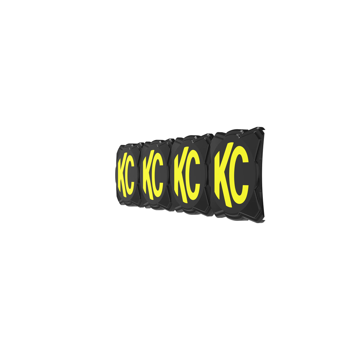 Head Light Cover Flex Era Bar 10 Inch Black/Yellow Each KC HiLiTES