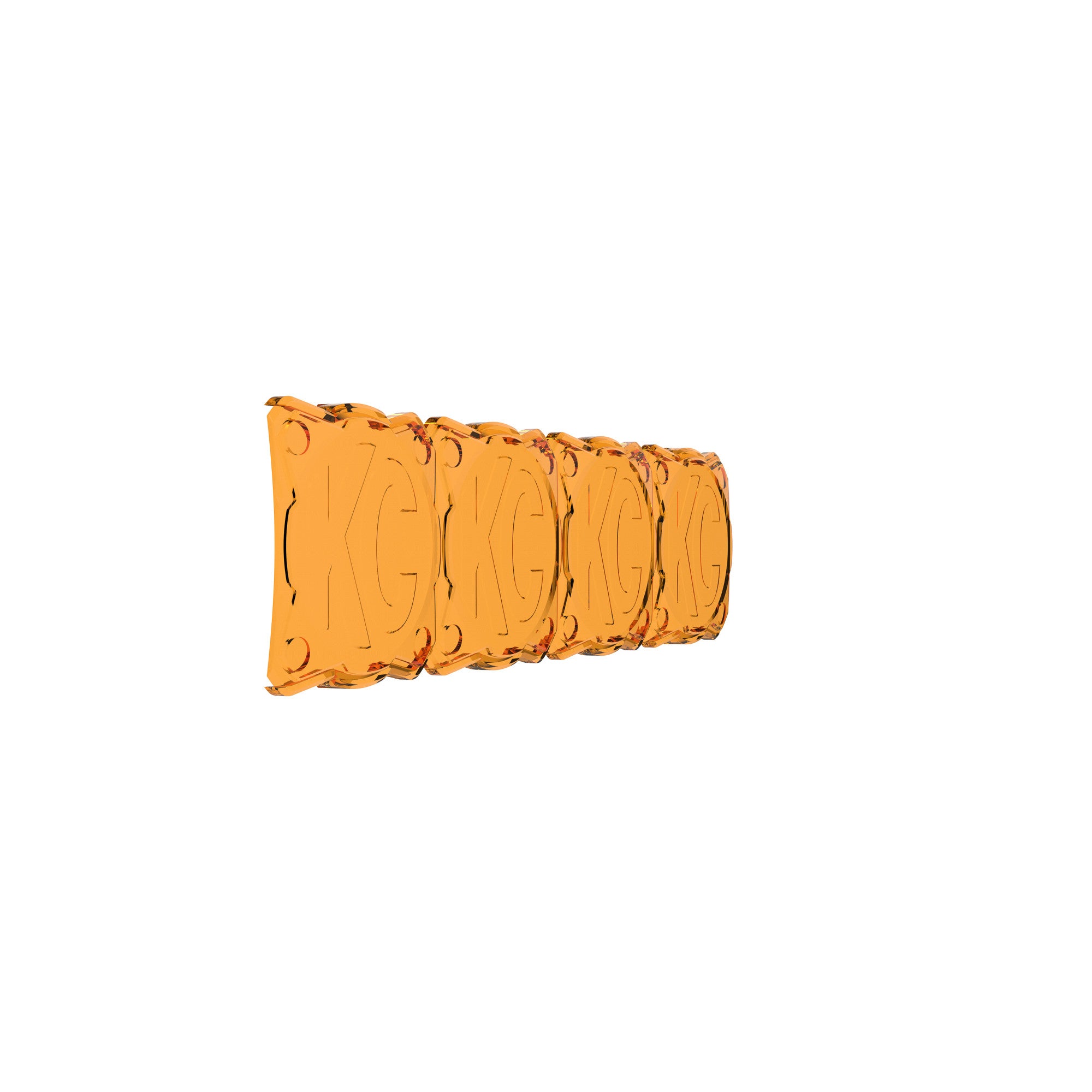 Head Light Cover Shield Flex Era Bar 10 Inch Amber Each KC HiLiTES