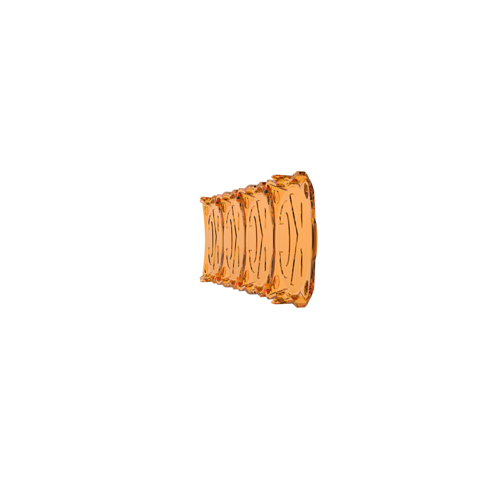 Head Light Cover Shield Flex Era Bar 10 Inch Amber Each KC HiLiTES