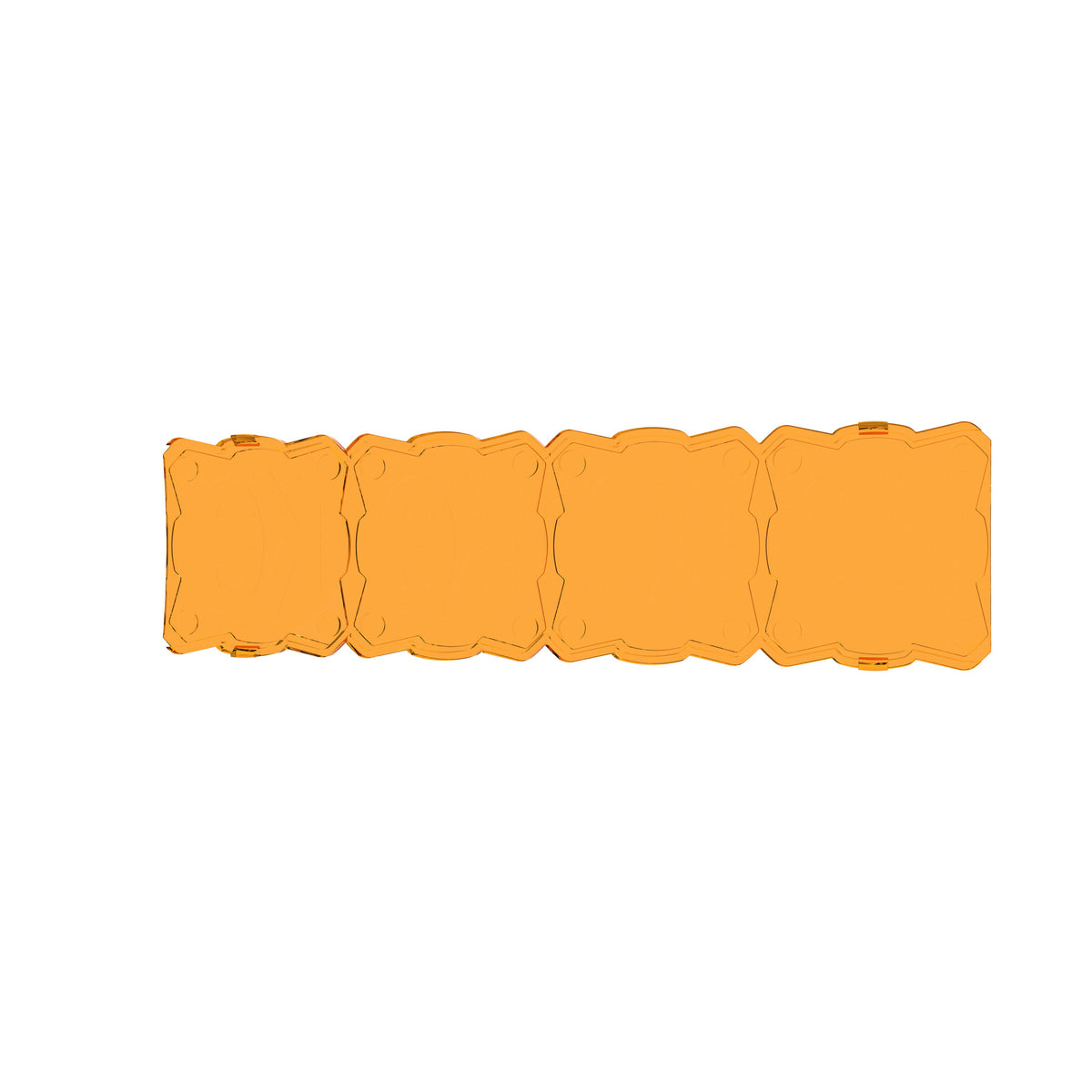 Head Light Cover Shield Flex Era Bar 10 Inch Amber Each KC HiLiTES