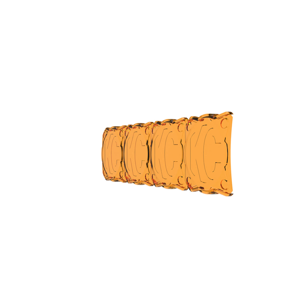 Head Light Cover Shield Flex Era Bar 10 Inch Amber Each KC HiLiTES